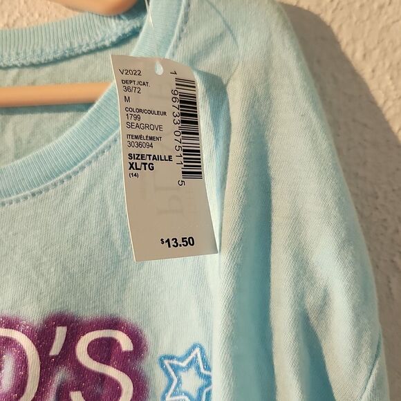 Children's place long sleeve best daughter shirt NWT size 14 - Picture 4 of 5